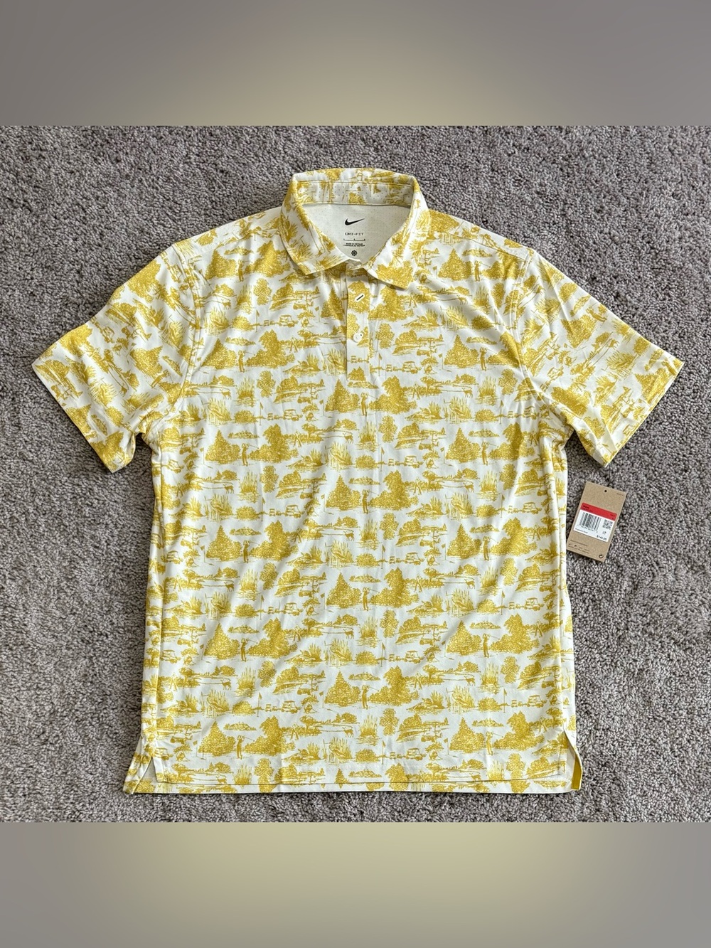 Nike Tailored Performance Dri-FIT Golf Polo IO2167-389 Mens Size Large NEW